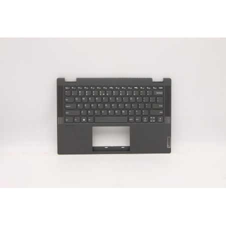 Lenovo 5CB0Y85483 Palmrest Top Case con tastiera, Inglese (Stati Uniti/Europa), Grigio, Senza_retroilluminazione, Senza_lettore 