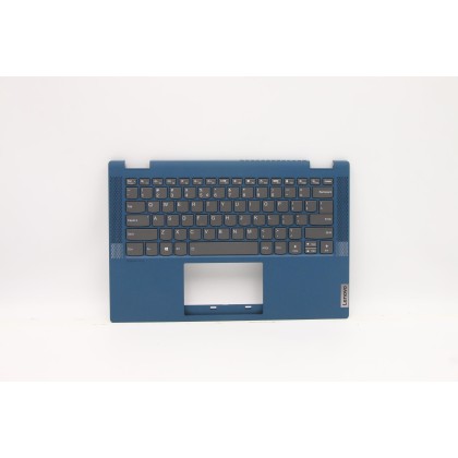 Lenovo 5CB0Y85578 Palmrest Top Case con tastiera, Inglese (Stati Uniti/Europa), Retroilluminazione, Senza_lettore di impronte di