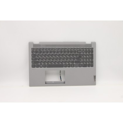 Lenovo 5CB0Y85696 C-Cover with keyboard, Russian, Platinum Grey, Backlight, Non-Fingerprint, US