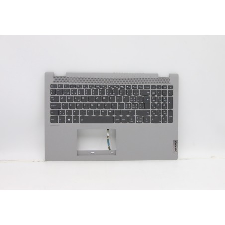 Lenovo 5CB0Y85709 C-Cover with keyboard, Switzerland, Platinum Grey, Backlight, Non-Fingerprint, UK