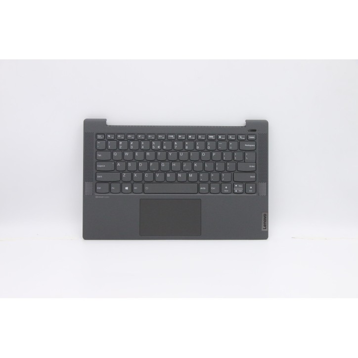 Lenovo 5CB0Y88585 Palmrest Top Case con tastiera, Inglese (Stati Uniti/Europa), nero, Retroilluminazione, Lettore di impronte di