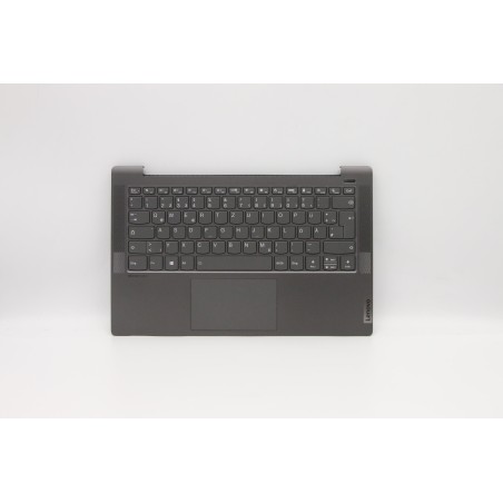 Lenovo 5CB0Y88600 Palmrest Top Case con tastiera, Tedesco, Nero, Retroilluminazione, Impronta digitale