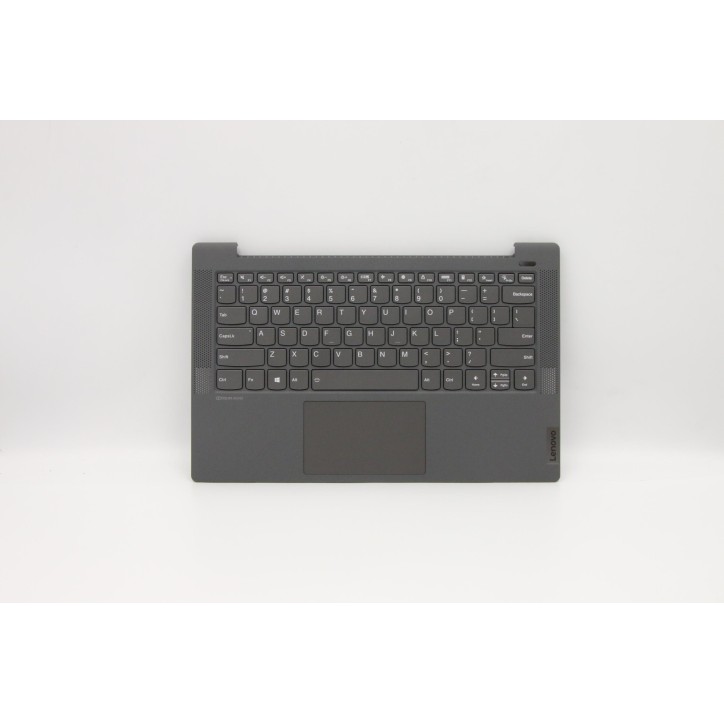 Lenovo 5CB0Y88618 Palmrest Top Case con tastiera, Inglese (Stati Uniti), Nero, Retroilluminazione, Impronta digitale