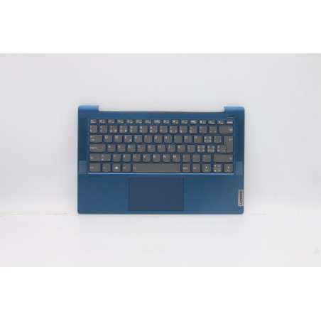 Lenovo 5CB0Y88633 Palmrest Top Case con tastiera, Svizzera, Blu, Retroilluminazione, Impronta digitale