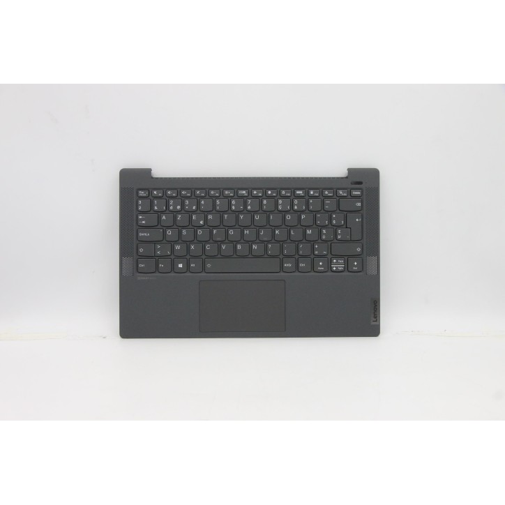Lenovo 5CB0Y88735 Palmrest Top Case con tastiera, Belga, nero, Retroilluminazione, Lettore di impronte digitali, UK