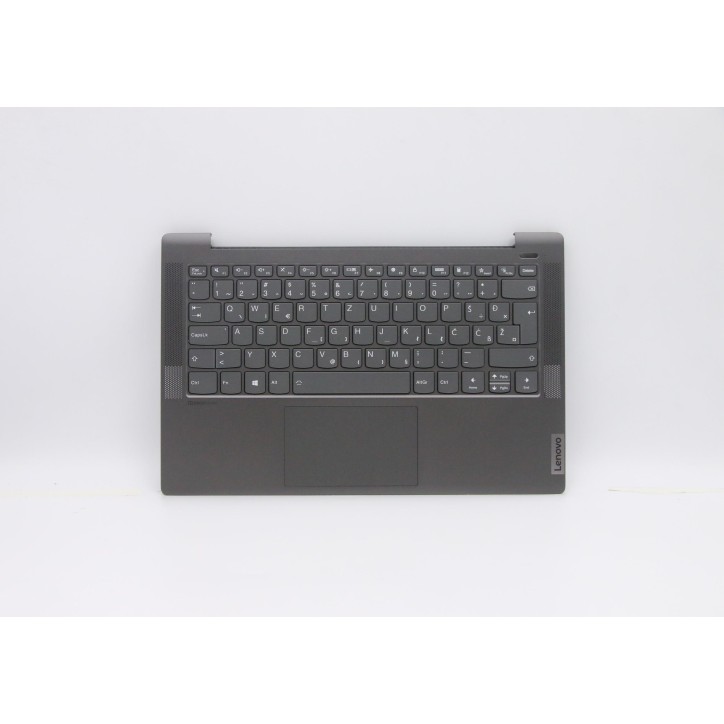 Lenovo 5CB0Y88759 Palmrest Top Case con tastiera, Sloveno, Nero, Retroilluminazione, Impronta digitale