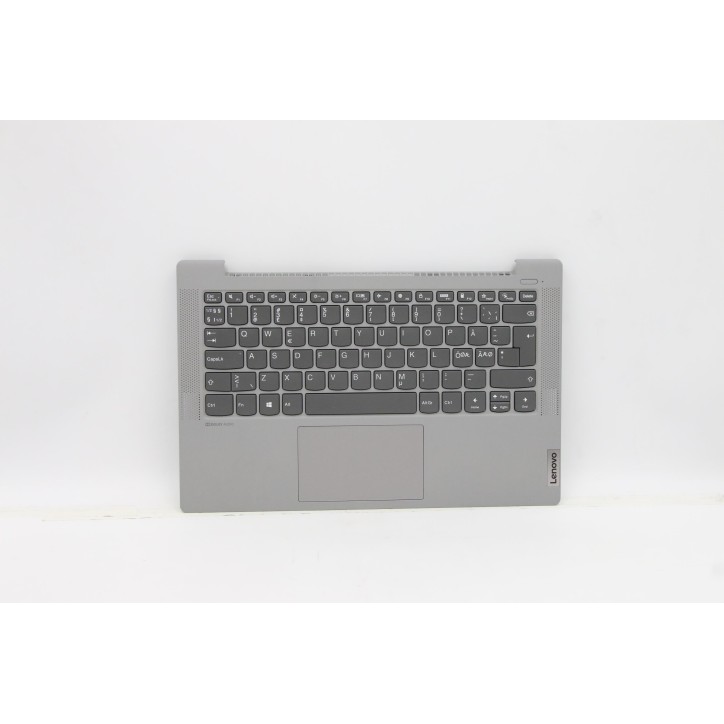 Lenovo 5CB0Y88769 Palmrest Top Case con tastiera, Lingue scandinave, argento, Senza_retroilluminazione, Senza lettore di impront