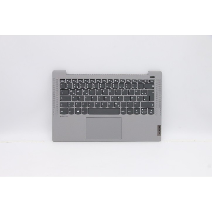 Lenovo 5CB0Y89036 Palmrest Top Case con tastiera, Tedesco, argento, Senza_retroilluminazione, Lettore di impronte digitali