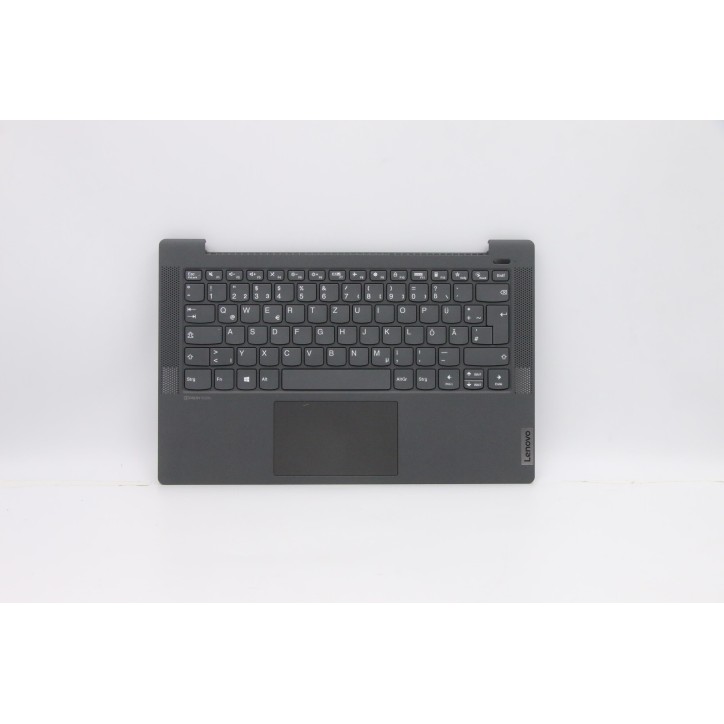 Lenovo 5CB0Y89091 Palmrest Top Case con tastiera, Tedesco, nero, Senza_retroilluminazione, Lettore di impronte digitali