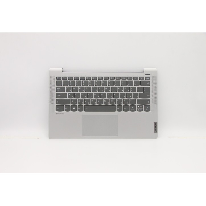 Lenovo 5CB0Y89278 Palmrest Top Case con tastiera, Ebraico, Argento, Retroilluminazione, Impronta digitale