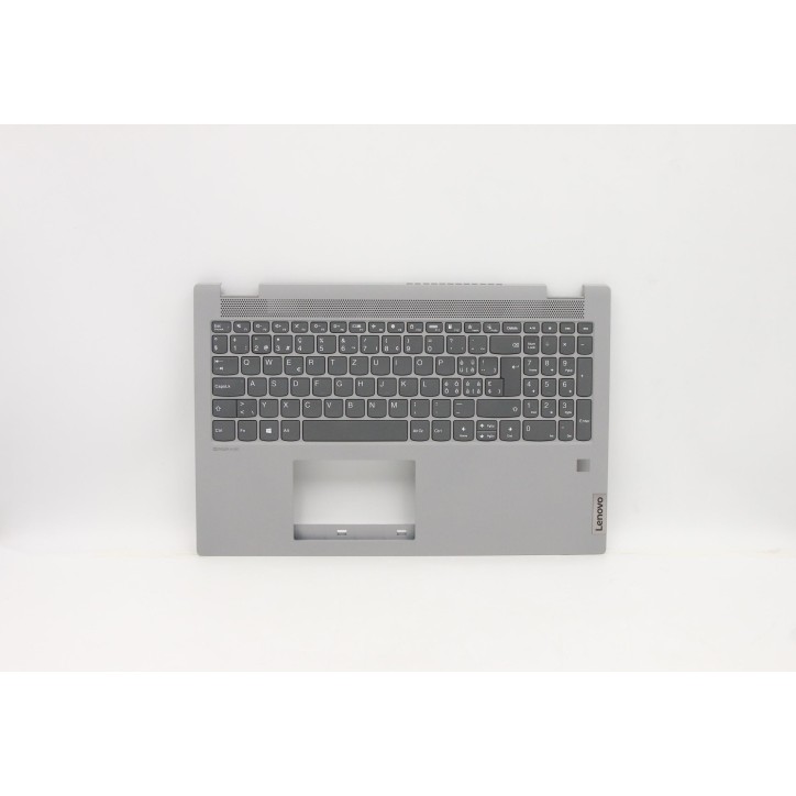 Lenovo 5CB0Y99147 Palmrest Top Case con tastiera, Svizzera, Grigio platino, Senza_retroilluminazione, Impronta digitale