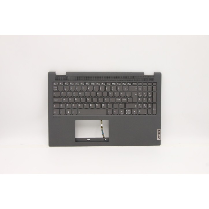 Lenovo 5CB0Y99175 C-Cover with keyboard, Nordic, Grey, Backlight, Non-Fingerprint, UK