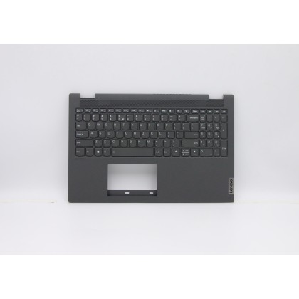 Lenovo 5CB0Y99180 Palmrest Top Case con tastiera, Inglese (Stati Uniti/Europa), Grigio, Retroilluminazione, Senza_lettore di imp
