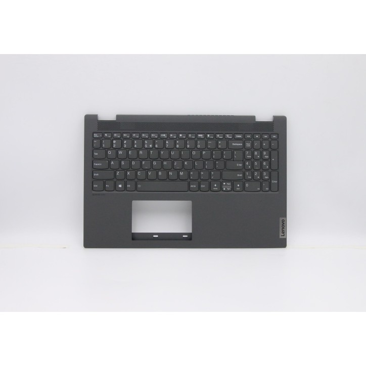 Lenovo 5CB0Y99180 Palmrest Top Case con tastiera, Inglese (Stati Uniti/Europa), Grigio, Retroilluminazione, Senza_lettore di imp