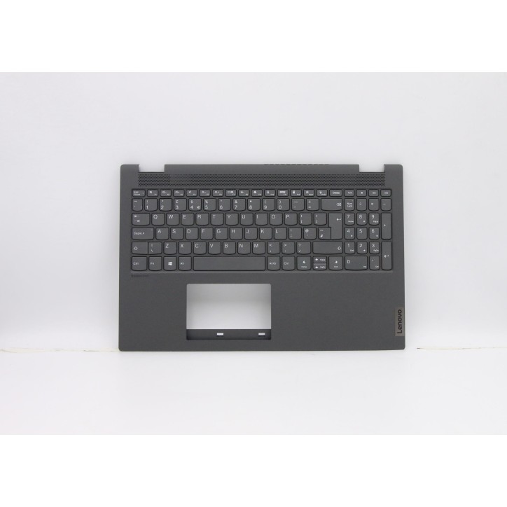 Lenovo 5CB0Y99187 Palmrest Top Case con tastiera, Inglese Regno Unito, Grigio, Senza_retroilluminazione, Senza_lettore di impron