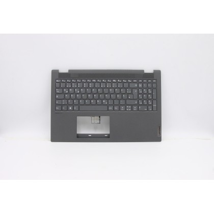 Lenovo 5CB0Y99199 Palmrest Top Case con tastiera, Tedesco, Grigio, Senza_retroilluminazione, Senza_lettore di impronte digitali