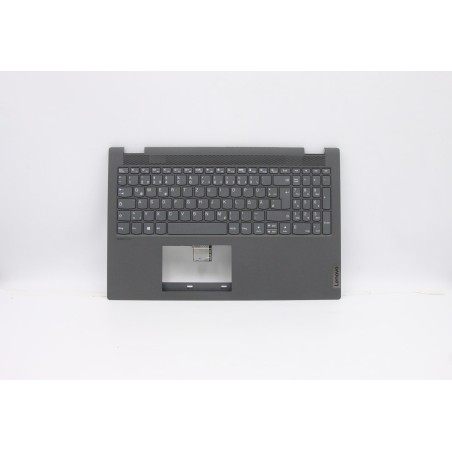 Lenovo 5CB0Y99199 Palmrest Top Case con tastiera, Tedesco, Grigio, Senza_retroilluminazione, Senza_lettore di impronte digitali