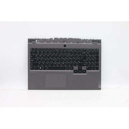 Lenovo 5CB0Y99316 Palmrest Top Case con tastiera, Arabo, Retroilluminazione RGB, Senza lettore di impronte digitali, US