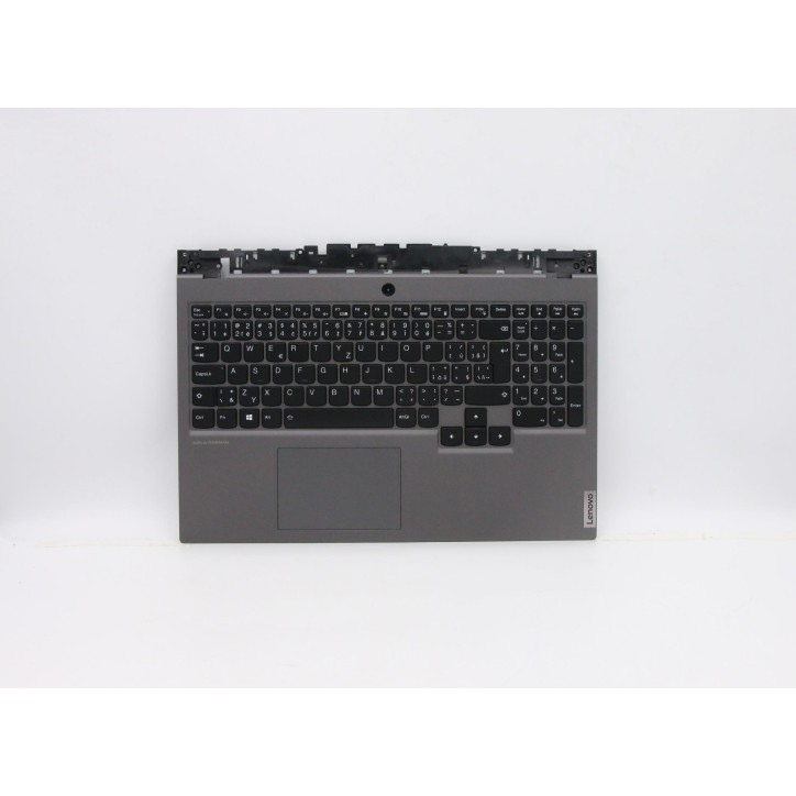 Lenovo 5CB0Y99320 Palmrest Top Case con tastiera, Ceco, Retroilluminazione RGB, Senza lettore di impronte digitali, UK