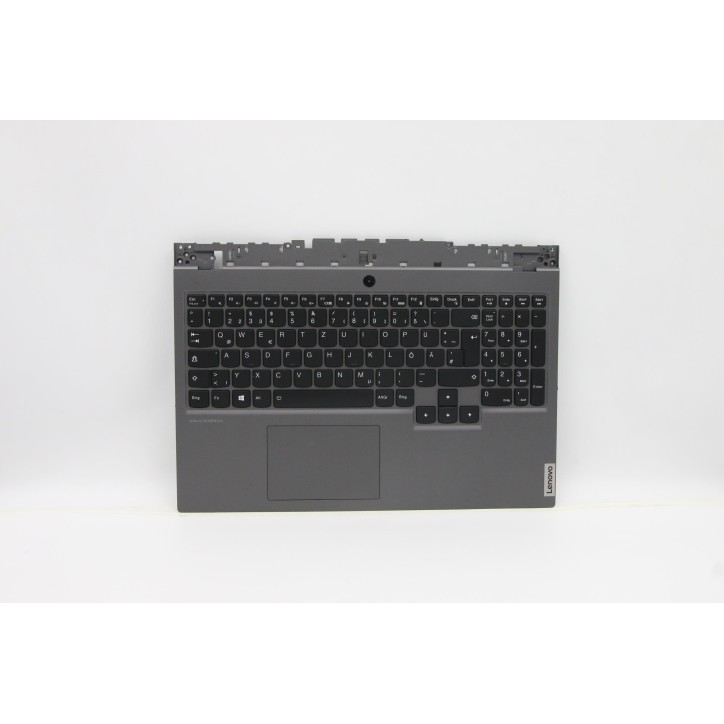 Lenovo 5CB0Y99328 Palmrest Top Case con tastiera, Tedesco, Retroilluminazione, Senza_lettore di impronte digitali