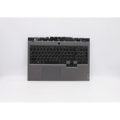Lenovo 5CB0Y99330 Palmrest Top Case con tastiera, Ebraico, Retroilluminazione RGB, Senza_lettore di impronte digitali