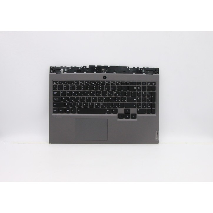 Lenovo 5CB0Y99330 Palmrest Top Case con tastiera, Ebraico, Retroilluminazione RGB, Senza_lettore di impronte digitali