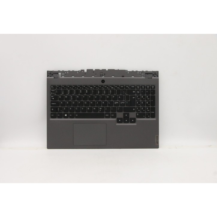 Lenovo 5CB0Y99338 Palmrest Top Case con tastiera, Lingue scandinave, Retroilluminazione RGB, Senza_lettore di impronte digitali
