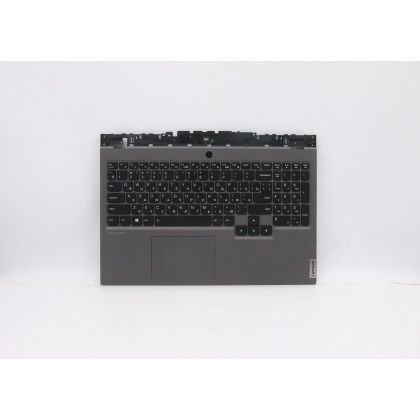 Lenovo 5CB0Y99340 Palmrest Top Case con tastiera, Russo, Retroilluminazione RGB, Senza_lettore di impronte digitali