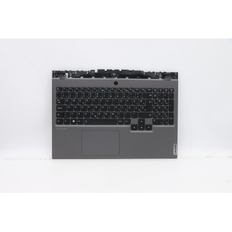 Lenovo 5CB0Y99341 Palmrest Top Case con tastiera, Sloveno, Retroilluminazione RGB, Senza_lettore di impronte digitali