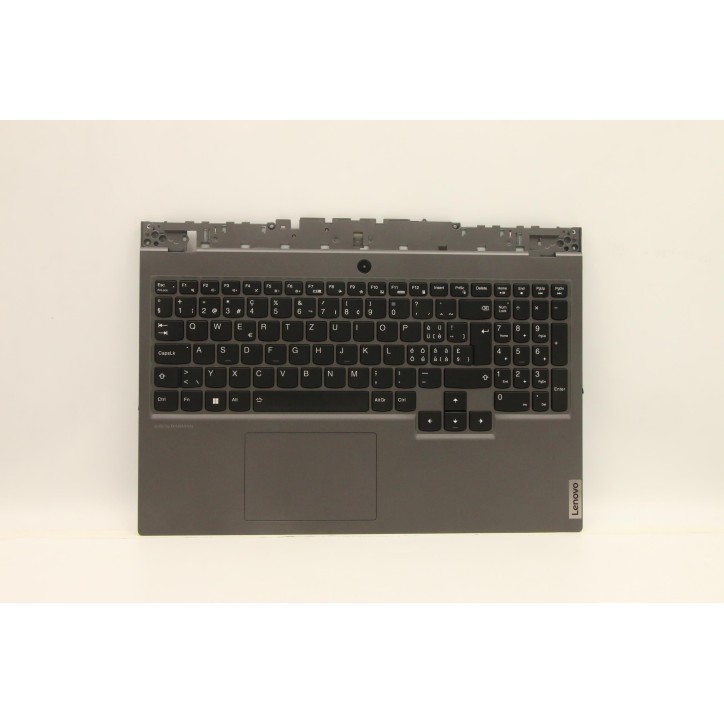 Lenovo 5CB0Y99343 Palmrest Top Case con tastiera, Svizzera, Retroilluminazione RGB, Senza_lettore di impronte digitali