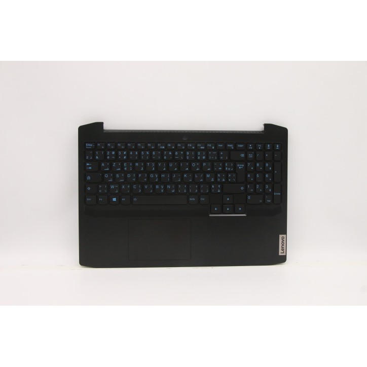 Lenovo 5CB0Y99472 Palmrest Top Case con tastiera, Francese (Arabo), Nero onice, Retroilluminazione