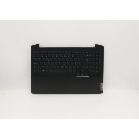 Lenovo 5CB0Y99489 Palmrest Top Case con tastiera, Svizzera, Nero onice, Retroilluminazione