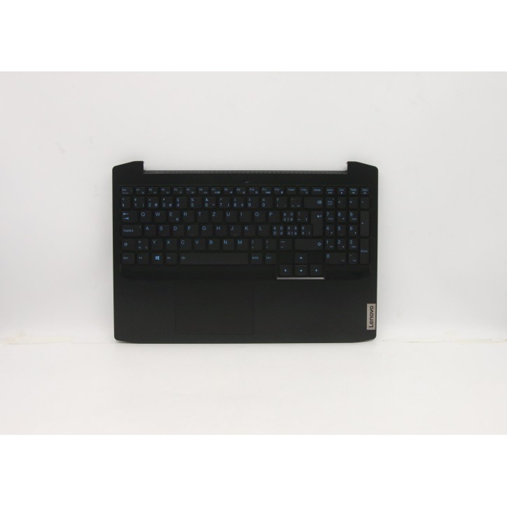 Lenovo 5CB0Y99489 Palmrest Top Case con tastiera, Svizzera, Nero onice, Retroilluminazione