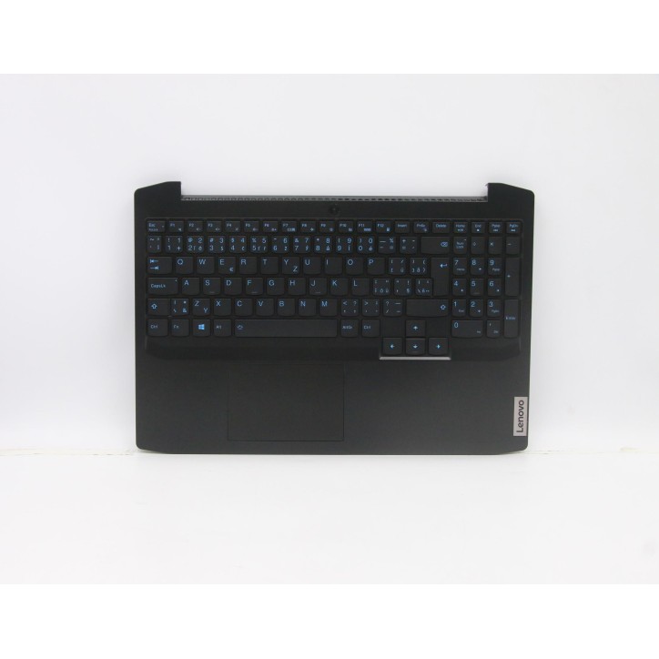 Lenovo 5CB0Y99496 Palmrest Top Case con tastiera, Ceco, Nero onice, Retroilluminazione, UK