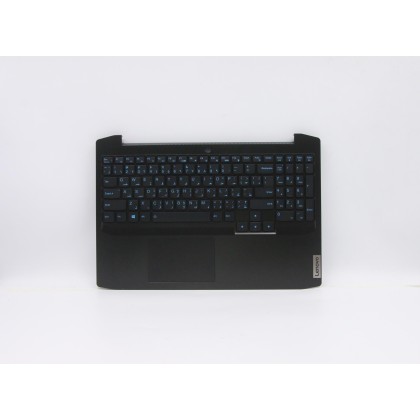 Lenovo 5CB0Y99500 Palmrest Top Case con tastiera, Arabo, Nero onice, Retroilluminazione, US
