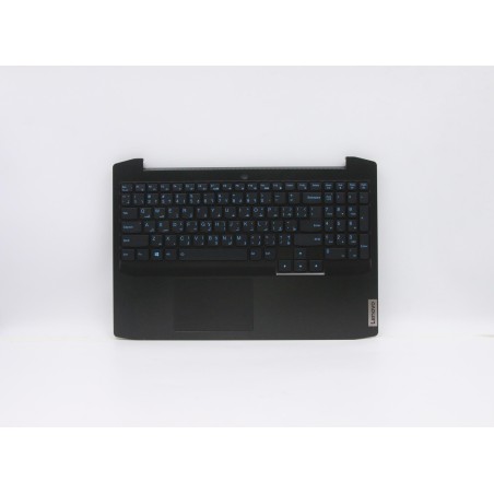 Lenovo 5CB0Y99500 Palmrest Top Case con tastiera, Arabo, Nero onice, Retroilluminazione, US