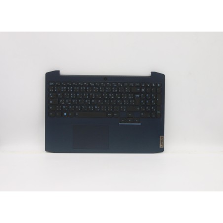 Lenovo 5CB0Y99504 Palmrest Top Case con tastiera, Francese (Arabo), Blu camaleonte, Retroilluminazione