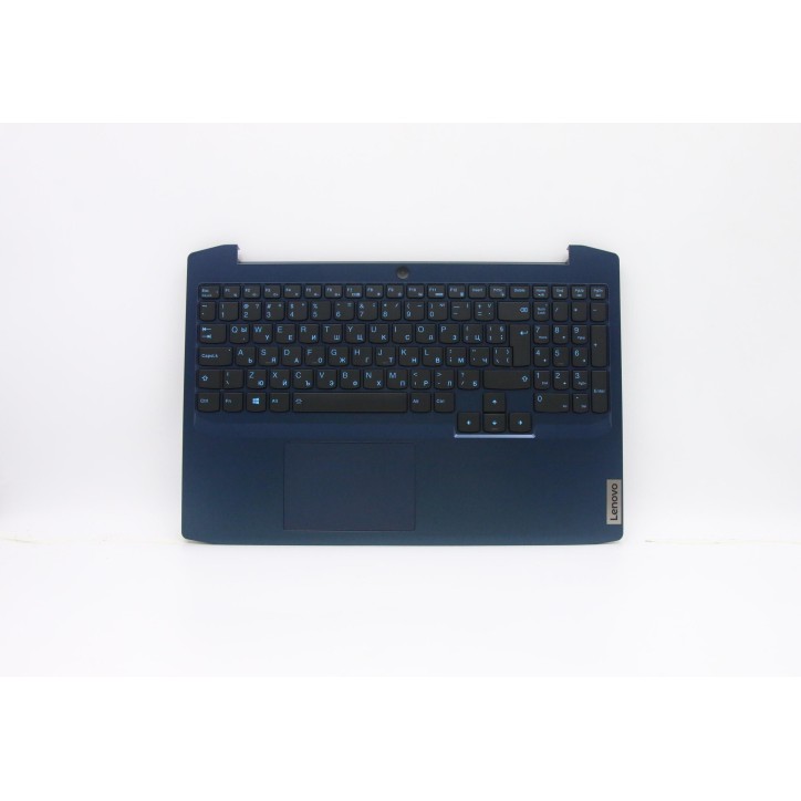 Lenovo 5CB0Z20921 Palmrest Top Case con tastiera, Bulgaro, Blu camaleonte, Retroilluminazione, UK