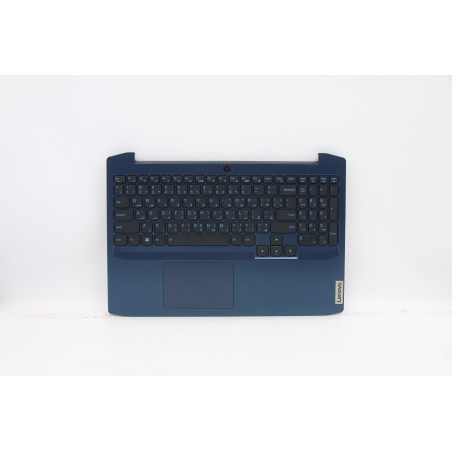 Lenovo 5CB0Z20924 Palmrest Top Case con tastiera, Arabo, Blu camaleonte, Retroilluminazione, US