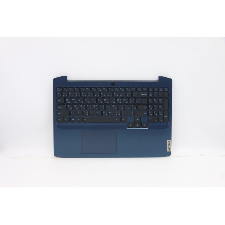 Lenovo 5CB0Z20924 Palmrest Top Case con tastiera, Arabo, Blu camaleonte, Retroilluminazione, US