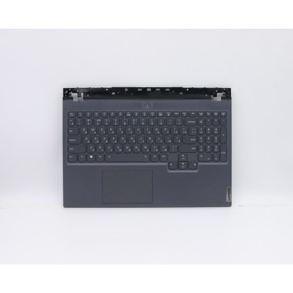 Lenovo 5CB0Z20997 Palmrest Top Case con tastiera, Russo, Retroilluminazione