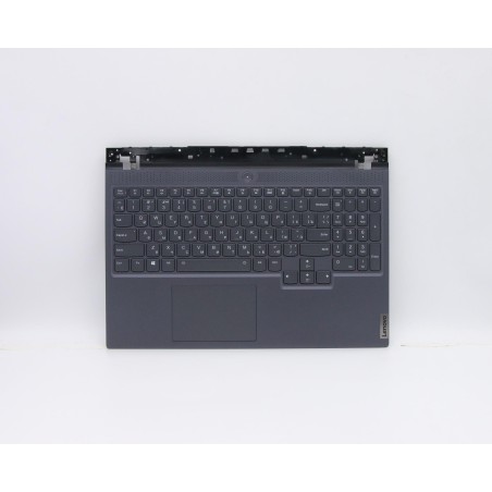 Lenovo 5CB0Z20997 Palmrest Top Case con tastiera, Russo, Retroilluminazione