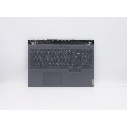 Lenovo 5CB0Z20998 Palmrest Top Case con tastiera, Arabo, Retroilluminazione, US