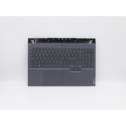 Lenovo 5CB0Z21009 Palmrest Top Case con tastiera, Europa del Nord, Retroilluminazione