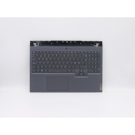 Lenovo 5CB0Z21009 Palmrest Top Case con tastiera, Europa del Nord, Retroilluminazione