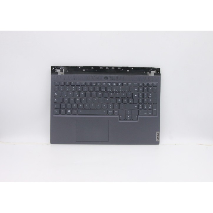 Lenovo 5CB0Z21011 Palmrest Top Case con tastiera, Tedesco, Retroilluminazione