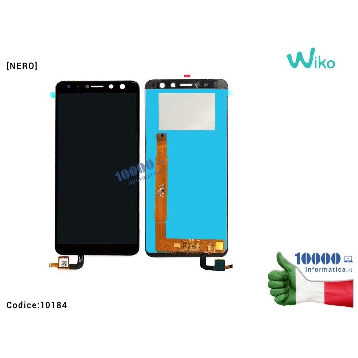 Display LCD con Vetro Touch Screen WIKO View Prime [NERO]