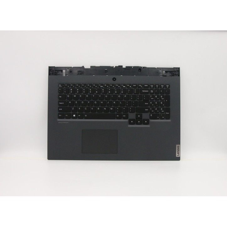 Lenovo 5CB0Z21107 Palmrest Top Case con tastiera, Inglese (Stati Uniti), Retroilluminazione, Senza_lettore di impronte digitali