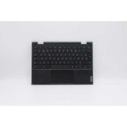 Lenovo 5CB0Z21475 Palmrest Top Case con tastiera, Belga, Senza retroilluminazione, UK