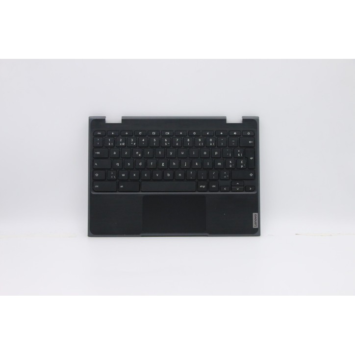 Lenovo 5CB0Z21475 Palmrest Top Case con tastiera, Belga, Senza retroilluminazione, UK